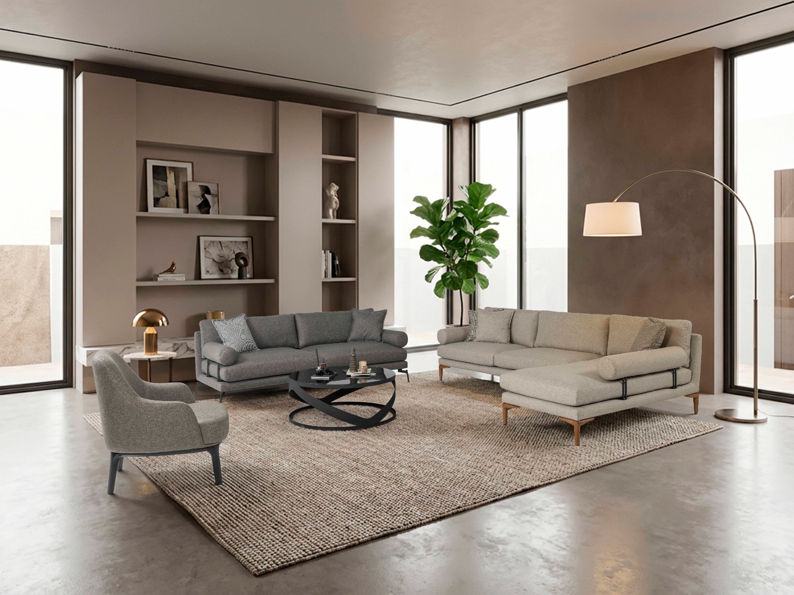 Vole Köşe Koltuk Takımı